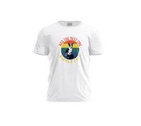 Green Fish, Digitally Printed Men's Basic T-Shirt,%100 Cotton, White, Casual, Men's Tops, Size: L, White, L