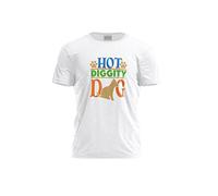 Green Fish, Digitally Printed Men's Basic T-Shirt,%100 Cotton, White, Casual, Men's Tops, Size: L, White, L