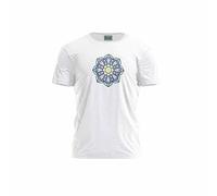 Green Fish, Digitally Printed Men's Basic T-Shirt,%100 Cotton, White, Casual, Men's Tops, Size: L, White, L