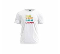 Green Fish, Digitally Printed Men's Basic T-Shirt,%100 Cotton, White, Casual, Men's Tops, Size: M, White, M