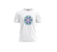Green Fish, Digitally Printed Men's Basic T-Shirt,%100 Cotton, White, Casual, Men's Tops, Size: M, White, M