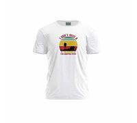 Green Fish, Digitally Printed Men's Basic T-Shirt,%100 Cotton, White, Casual, Men's Tops, Size: M, White, M