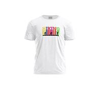 Green Fish, Digitally Printed Men's Basic T-Shirt,%100 Cotton, White, Casual, Men's Tops, Size: XL, White, XL