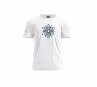 Green Fish, Digitally Printed Men's Basic T-Shirt,%100 Cotton, White, Casual, Men's Tops, Size: XL, White, XL