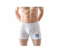Green Fish Men's FDMBXI-100312 Boxer Briefs, White,