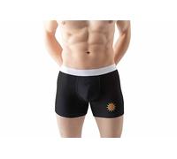 Green Fish Men's FDMBXI-100447 Boxer Briefs, Black,