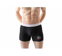 Green Fish Men's FDMBXI-100481 Boxer Briefs, Black, XL