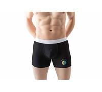 Green Fish Men's FDMBXI-100605 Boxer Briefs, Black,