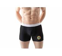 Green Fish Men's FDMBXI-100609 Boxer Briefs, Black, M