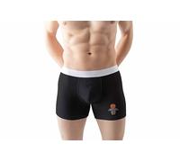 Green Fish Men's FDMBXI-100770 Boxer Briefs, Black, XL