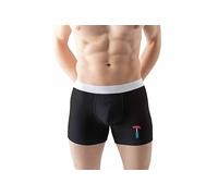 Green Fish Men's FDMBXI-100825 Boxer Briefs, Black,