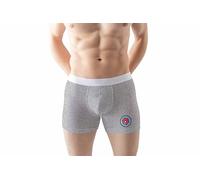 Green Fish Men's FDMBXI-100947 Boxer Briefs, Grey, L