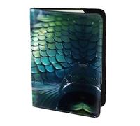 Green Fish print Passport Cover, Passport Holder Cover Wallet Passport Wallet Case for Cards and Documents