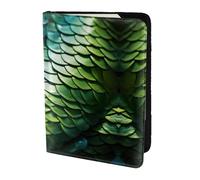 Green Fish print Passport Cover, Passport Holder Cover Wallet Passport Wallet Case for Cards and Documents
