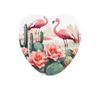 Green Flamingo Rose Flowers Car Air Freshener Hanging, Long Lasting Scented Car Aromatherapy Tablets, Love form Fragrance Scented Cards for Vehicles, Bedroom, Wardrobe White-style