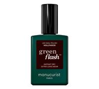 Green Flash Semi-Permanent Nail Polish - 15ml Hollyhock one size