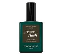 Green Flash Semi-Permanent Nail Polish - 15ml Khaki