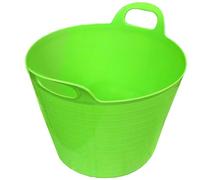 Green Flexible Tub with Handles Purple Flexi-Tub Plastic Storage Container for Animal Feed, Builders, Home Storage, Washing and Garden