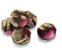 Green Flowering Artisan Tea Volcano Flower Burst 6 Tea Balls