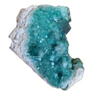 Green Fluorite Cluster Quartz Crystal Stone Rock Cluster for Collection Wicca Home Decor Ornaments,300~350g