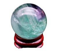 Green Fluorite Quartz Crystal Sphere Ball for Home Decoration,60mm