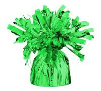 Green Foil Balloon Weight (5cm x 13cm) 1 Count - Stylish & Durable Accessory for Party Decorations & Events