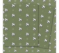 Green Football Wrapping Paper - 2 Sheets of Giftwrap and Tags - 70x50cm - By Jonathan Glick - Birthday, Father's Day or any occasion