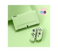 (Green) For Nintendo Switch OLED Accessories Protective Shell NS Game Host Console TPU All-inclusive Soft Cover Protection Case