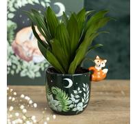Green Forest Plant Pot With Fox