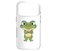 Green Frog comicstyle Treefrog Animal Amphibian Wildlife Case for iPhone 17 Pro