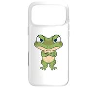 Green Frog comicstyle Treefrog Animal Amphibian Wildlife Case for iPhone 17 Pro Max