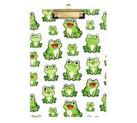 Green Frog Grid clipboard Transparent for Soccer Truck Driver Size 9 x 12