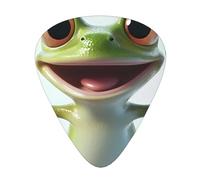 Green Frog Guitar Picks Gift Set - Smooth Durable Plectrums For Acoustic, Electric & Bass Guitar, Perfect Present For Guitar Lovers & Musicians