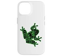 Green Frog Pacific Northwest Native American Indian Style Case for iPhone 14