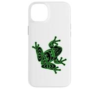 Green Frog Pacific Northwest Native American Indian Style Case for iPhone 14 Plus