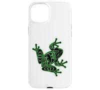 Green Frog Pacific Northwest Native American Indian Style Case for iPhone 15 Plus