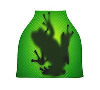 Green Frog Shadow Baby Car Seat Cover Canopy Stretchy Nursing Covers Breathable Windproof Winter Scarf for Infant Breastfeeding Boys Girls