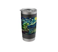 Green Frog Starry Night Frog Stainless Steel Insulated Tumbler