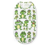Green Frogs Funny Faces Dog Shirts Summer Pet T-Shirts Soft Sleeveless Tank Top Pet Clothes for Small Puppy and Cats