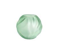 Green Frosted Glass Vase Flower Utensils Simple Home Living Room Porch Hotel Decorations Ornaments(23cm)