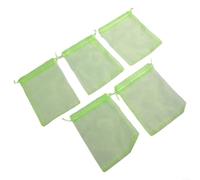 Green Fruit Protection Bags, Reused Again Garden Plant Fruit Protect Drawstring Net Bag Mesh Against Bird for Tomatoes Eggplants Grapes(13x18cm 50pcs)
