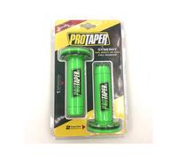 (Green Full Box) Handle Grip Pro taper Motorcycle High Quality Protaper Dirt Pit Bike Motocross 7/8" Handlebar Rubber Gel Hand Grips Brake