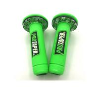 (Green Full) Handle Grip Pro taper Motorcycle High Quality Protaper Dirt Pit Bike Motocross 7/8" Handlebar Rubber Gel Hand Grips Brake