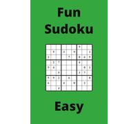 Green Fun Sudoku Book, 9x9 Puzzles, 100 Pages, 5x8, Easy