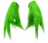 Green Furry Hand Gloves for Adult Halloween Christmas Cosplay Costume Accessories