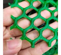 Green Garden Fence Roll, Plastic Wire Mesh, Poultry Fence for Chicken, Rabbit, Squirrel, Deer, Dog, Cat - 1x10m (3.3x33ft) Durable Outdoor Barrier