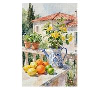 Green Garden Plants 1000 Pieces Jigsaw Puzzle 30x20 in, Aesthetic Botanical Art Puzzle for Adults Women, Relaxing Nature Gift Home Decor