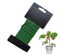 Green Garden Wire - 33ft Weather-Resistant Tool, Soft Plant Ties Gear, Indoor Flower Accessory, Tomato Vine Orchid Function, Growth Wellness Category, Outdoor Landscaping Trellis