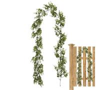 Green Garland - Artificial Eucalyptus Leaves, Christmas Garland Decorations, Christmas Decoration for Home, Artificial Eucalyptus Vines, Eucalyptus Garlands, Wedding Arch, Christmas Garlands