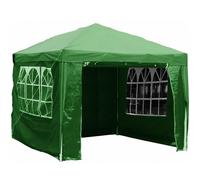 (Green) Gr8 Garden Gazebo With Sides 3x3m | Outdoor Party Tent